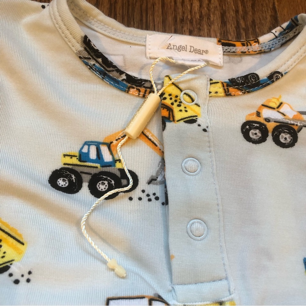 NEW Angel Dear Henley Top and Jogger Set | Retro Construction - Picture 6 of 12